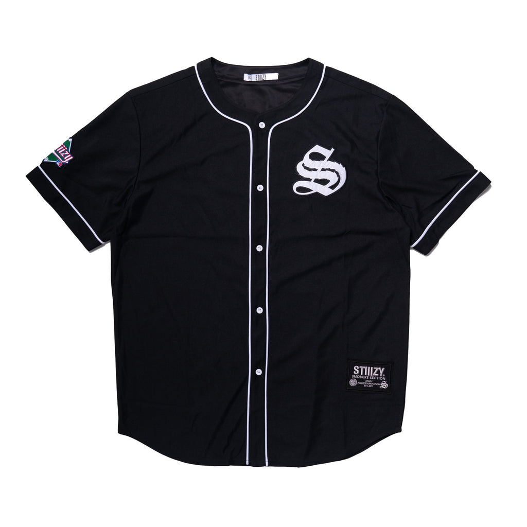 Baseball Jersey, Black – STIIIZY Clothing