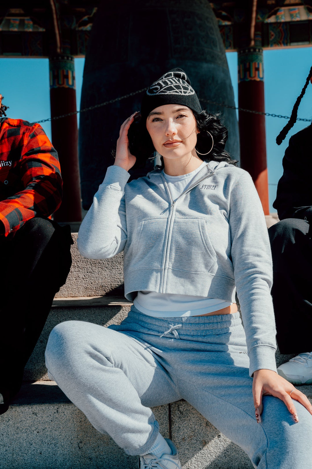 STIIIZY Women's Cropped Hoodie - Grey – STIIIZY Clothing